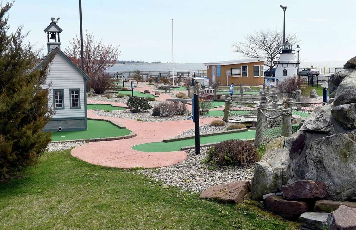 The Mini-Golf course at Saybrook Point in Old Saybrook photographed on April 29, 2020.