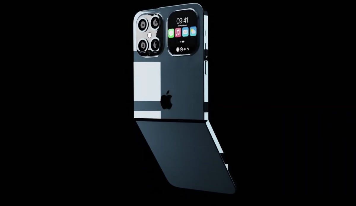 Apple foldable iphone concept art