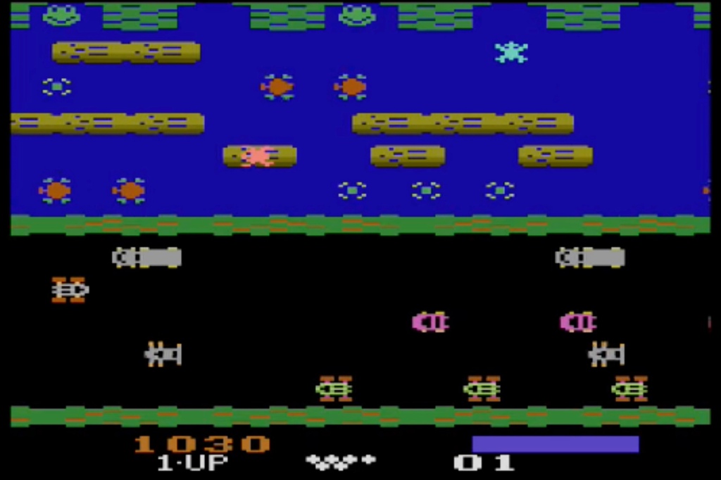 Frogger was a popular game.