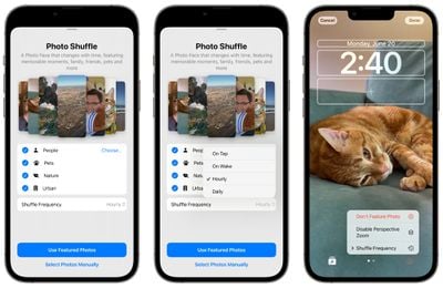 ios 16 lock screen photo shuffle