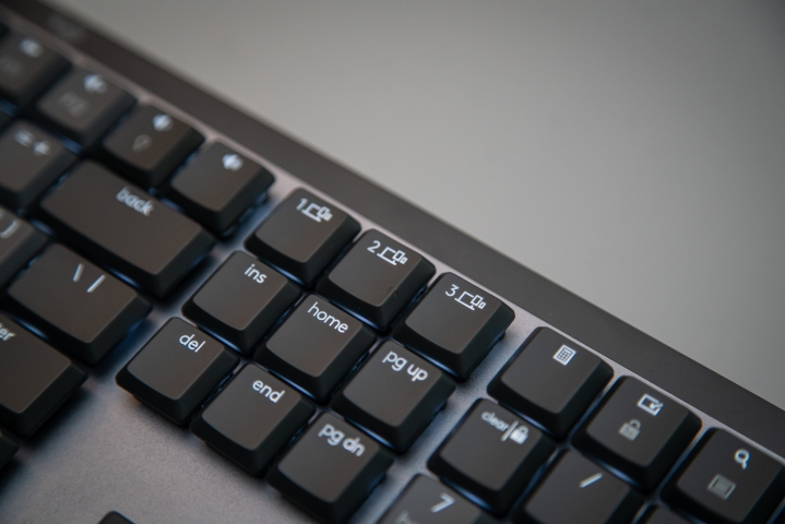 Device keys on the MX Mechanical keyboard.