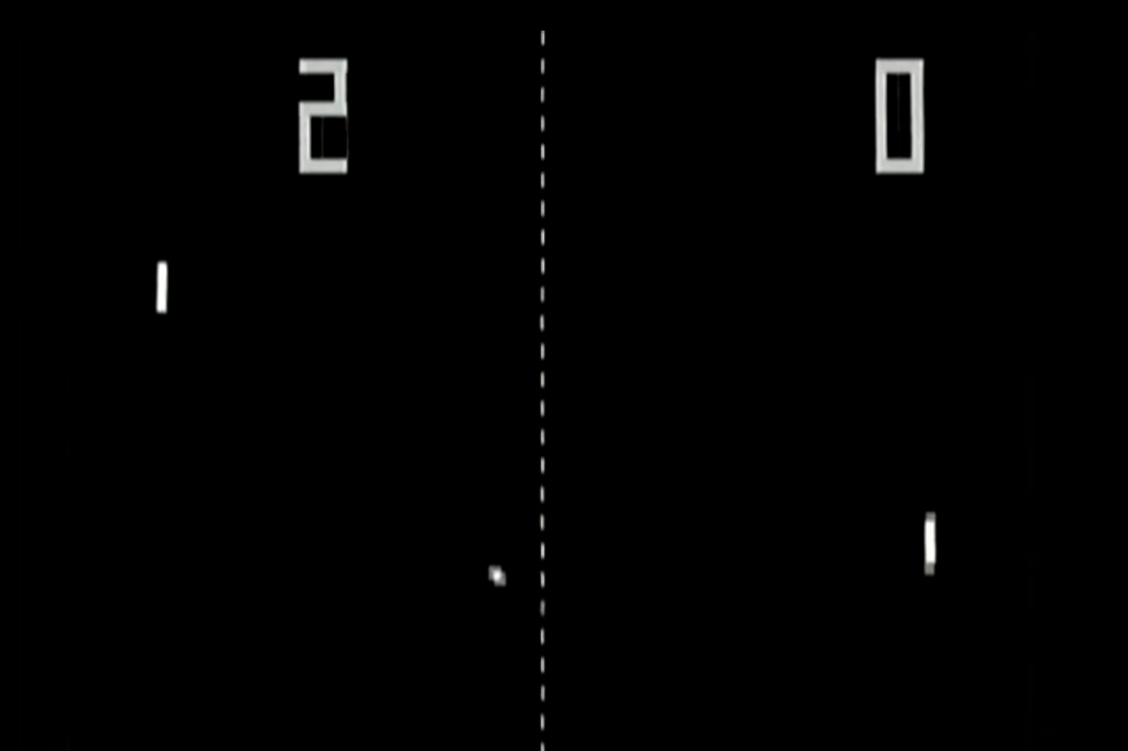 A look at the original Atari Pong game. 