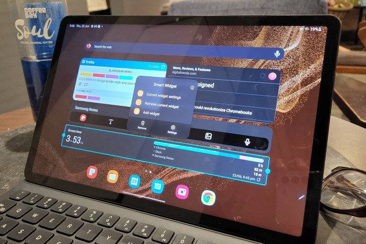 Samsung Galaxy Tab S8 widgets