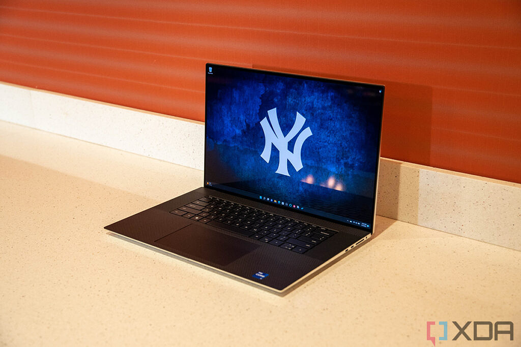 Angled view of Dell XPS 17