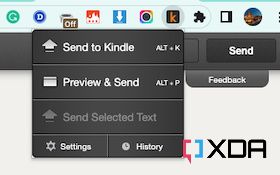 Send to Kindle extension in Google Chrome