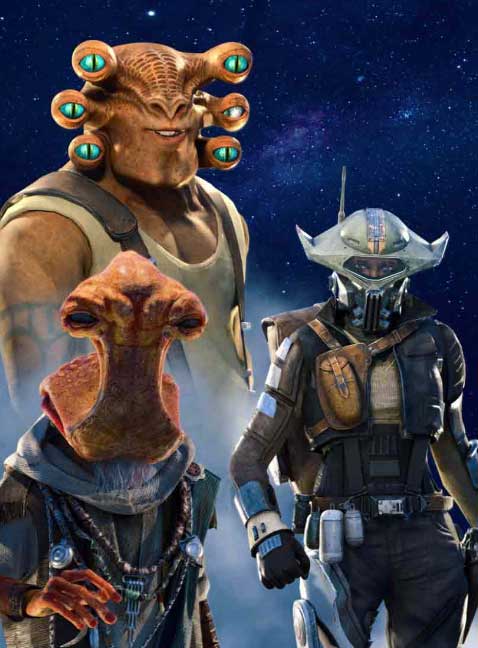 Tales From Galaxy's Edge Characters Star Wars Game