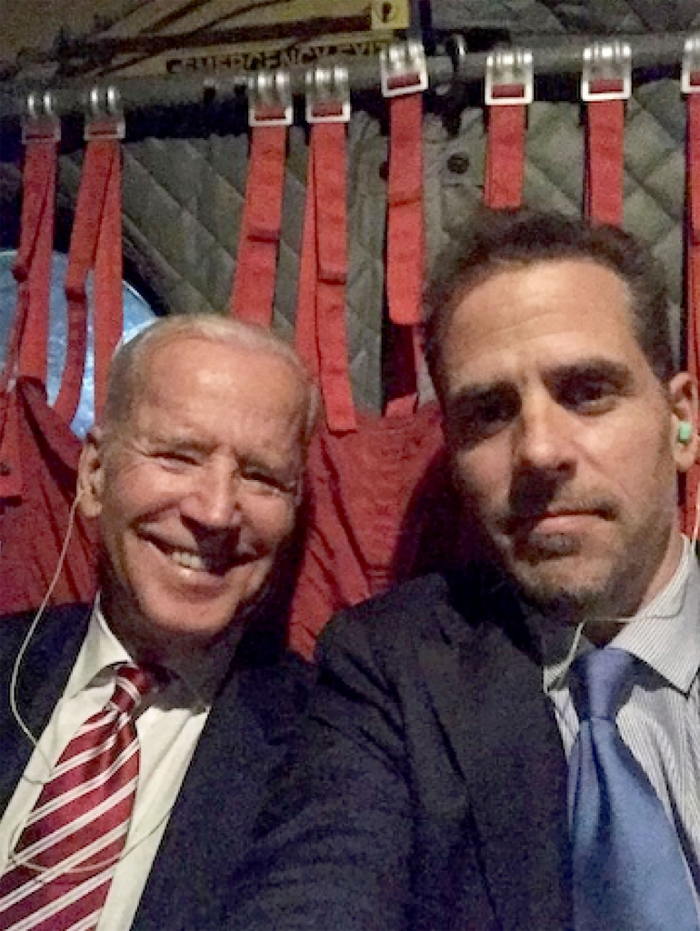 Hunter Biden - Image from Hunter Biden's laptop.
