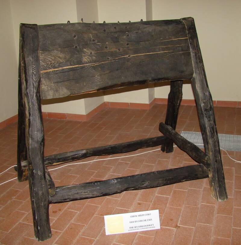 Spanish Donkey Torture Device In A Museum